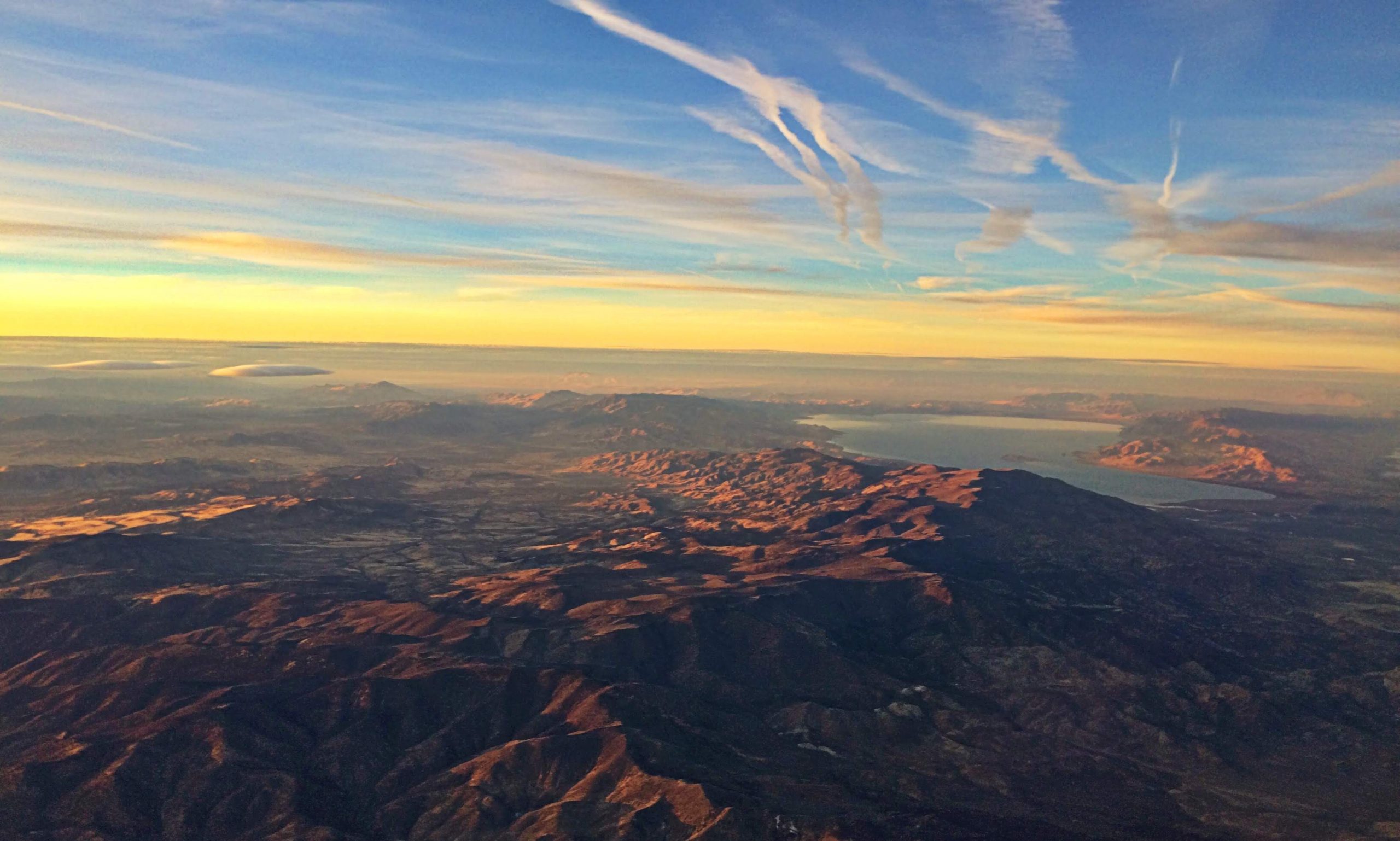 Winging over Nevada